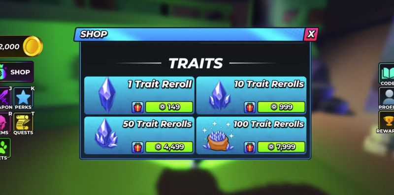 Hunty Zombies 1K Trait Rerolls