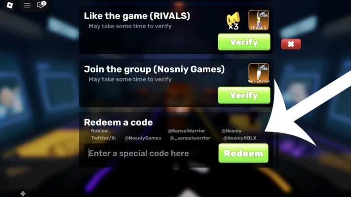 Rivals Free 100 Keys